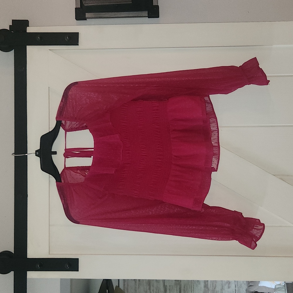 Lauren Conrad GORGEOUS pink blouse 💗